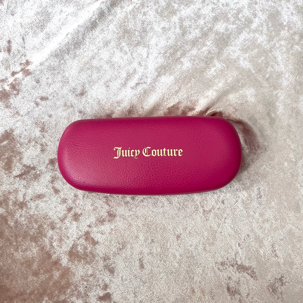 Juicy Couture HOT Pink Glasses Case